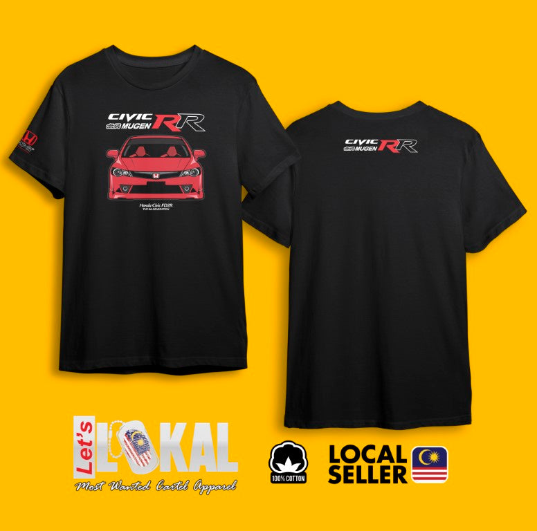 T-Shirt Honda Civic FD2R 09