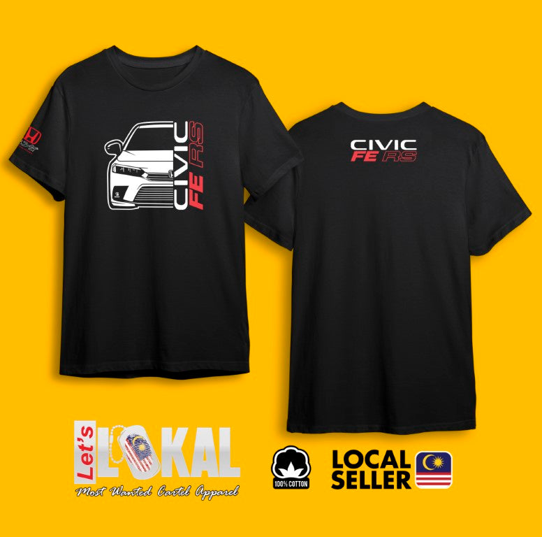 T-Shirt Honda Civic FE RS 01